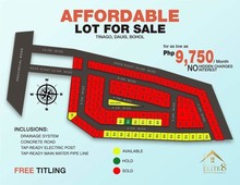 Panglao Island subdivided lots for sale. Strategically located near to white sand beaches, resorts and Panglao airport!