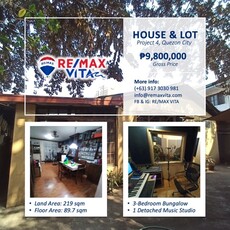 House For Sale In Project 4, Quezon City