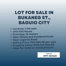 Lot For Sale In Legarda-burnham-kisad, Baguio