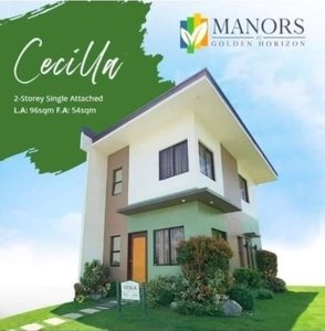 Manors at Golden Horizon I Cecilla Single Attached House For Sale in Cavite