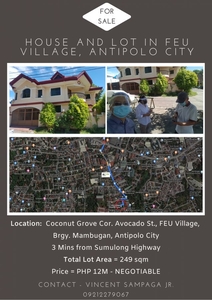 House and Lot in FEU Village, Antipolo CIty