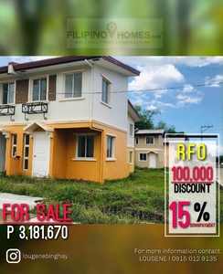 Ready For Occupancy Townhouse in Camella Dumaguete