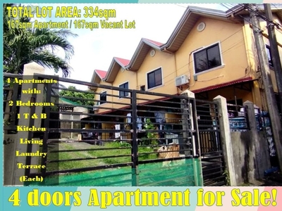 4 doors apartment & lot for sale near la salle and eac dasmarinas!