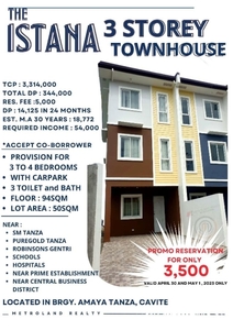 2-Bedrooms Townhouse For Sale in Pagsinag Place, Naic, Cavite