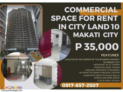 COMMERCIAL SPACE FOR RENT IN MAKATI CITY LAND 10