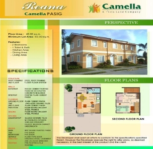 Camella Homes For Sale H&L For Sale Philippines