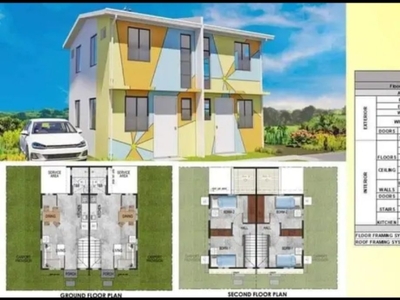 2 Bedroom Townhouse Duplex For Sale in Pagsinag Place, Naic, Cavite