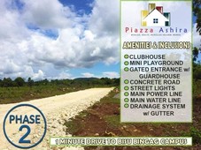PIAZZA ASHIRA PHASE 2 SUBDIVIDED LOT FOR SALE IN PANGLAO