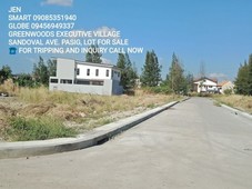 Residential lot for sale in GREENWOODS EXECUTIVE VILLAGE PASIG
