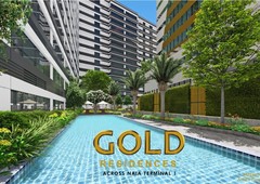 Gold Residences across NAIA Preselling 1BR for Sale