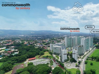 Brand New Condo studio 2mins from Ever Gotesco Commonwealth - The Residence