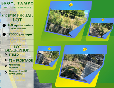 Lot For Sale In Tampo, Botolan