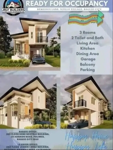3 Bedroom High End Modern Rfo ready for occupancy House and Lots package for Sale in Remedios Lane Suello Village Baguio City Philippines
