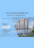 Furnished Executive Studio- Rent to Own Terms @ One Pacific Residence