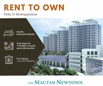 Rent to own Executive Studio unit at One Pacific Residence