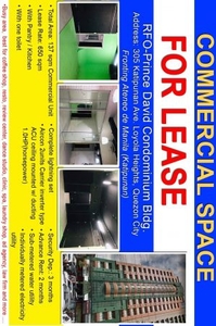 Commercial space for lease