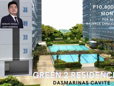 Studio Condo Unit for sale at Green 2 Residences Dasmarinas Cavite