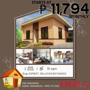 2 bedroom Houses for sale in Balayan
