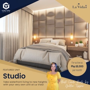 La Vida - Biggest Studio Unit for sale in Pasay City (with Sea/City View)