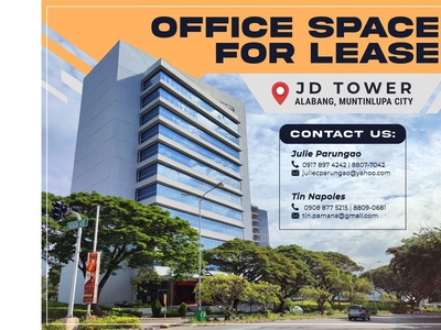 125.53 SQM Office Space for Lease at JD Tower in Alabang