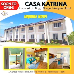 Pre-selling 2 Bedroom Townhouse For Sale in Whistler Village, Cabuyao, Laguna