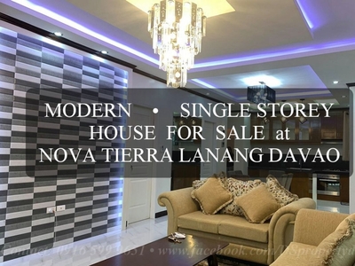 Modern Single-Storey House at Nova Tierra, Lanang, Davao City