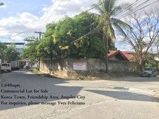 Commercial Lot for Sale in Angeles City (Korea Town, Friendship Area)