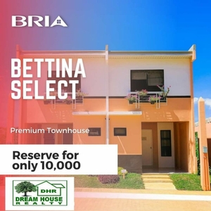 Bria Homes Pre-selling 2 Bedrooms Townhouse in San Jose Del Monte, Bulacan