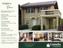House and Lot for Sale in Camella Bacoor - Dani NRFO