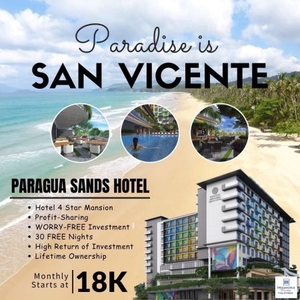 Twin Suite Hotel Unit For Sale in San Vicente, Palawan