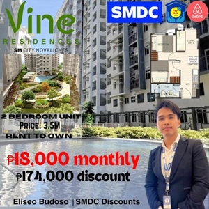 2 Bedroom Condominium for sale in Vine Residences, Quezon City