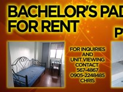 Bachelor's Pad For Rent in Vito Cruz Manila - Manila - free classifieds in Philippines