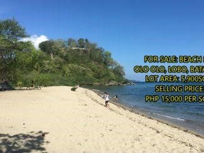 Beach Front Lot For Sale In Mindoro Island Batangas in Olo-Olo, Lobo