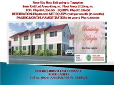 berkeley heights subdivision for sale philippines