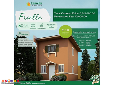 frielle Unit - Camella Sorsogon (House and Lot For Sale