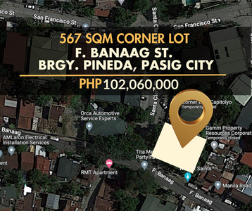 Lot For Sale In Pineda, Pasig