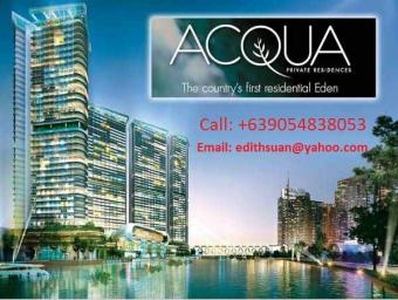 Acqua- Condo 30th flr. For Sale Philippines
