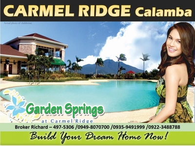 CARMEL RIDGE Calamba Laguna Resi For Sale Philippines
