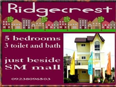 Rent to own house beside SM for For Sale Philippines