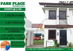 Single Attached House and Lot for Sale in Pampanga 2 Bedroom