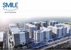 1BR UNIT CONDO IN SMILE RESIDENCES @ SM BACOLOD CITY