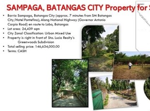 Lot For Sale In Sampaga, Batangas City