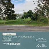 for sale: vacant lot in santierra, nuvali
