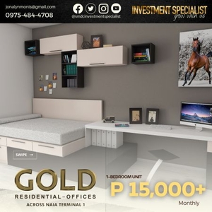 1-Bedroom Unit for Sale at SMDC Gold Residences, Parañaque City