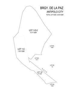 Residential Lot For Sale in Brgy. Dela Paz, Antipolo City, Rizal