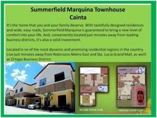 Marikina - 2 storey townhouse For Sale Philippines
