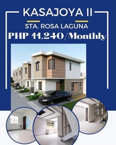 2-3BR Pay as Low as 11K Monthly DP, Pre Selling House and Lot in Sta Rosa