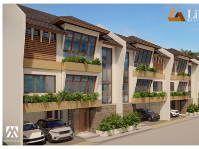 3BR 3-Storey Townhouse for Sale near Alabang in Likha Residences, Muntinlupa | Typical Inner Garden Unit