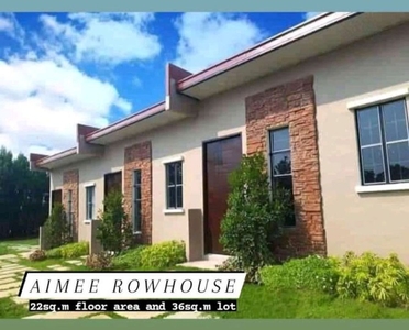 Ready for Occupancy Aimee Rowhouse For Sale in Tayabas, Quezon