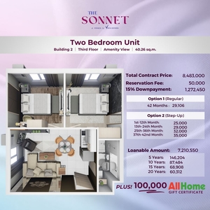 2 Bedroom Condo Amenity View For Sale at The Sonnet in Tanza, Cavite